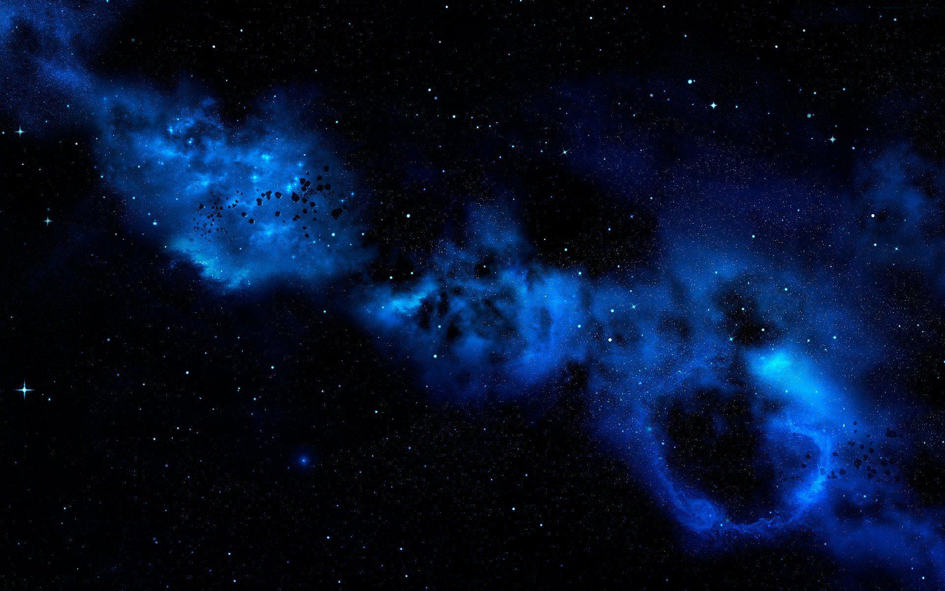 Black And Blue Galaxy Wallpapers