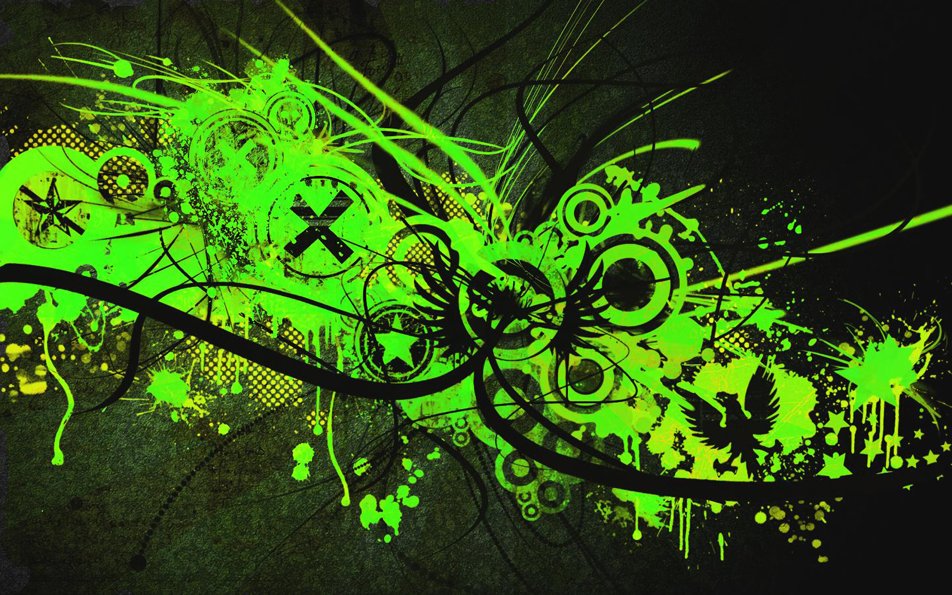 Black And Green Wallpapers