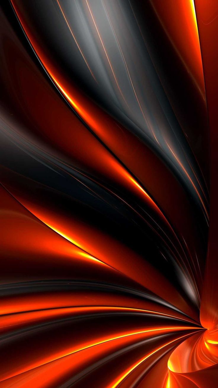 Black And Orange Abstract Wallpapers