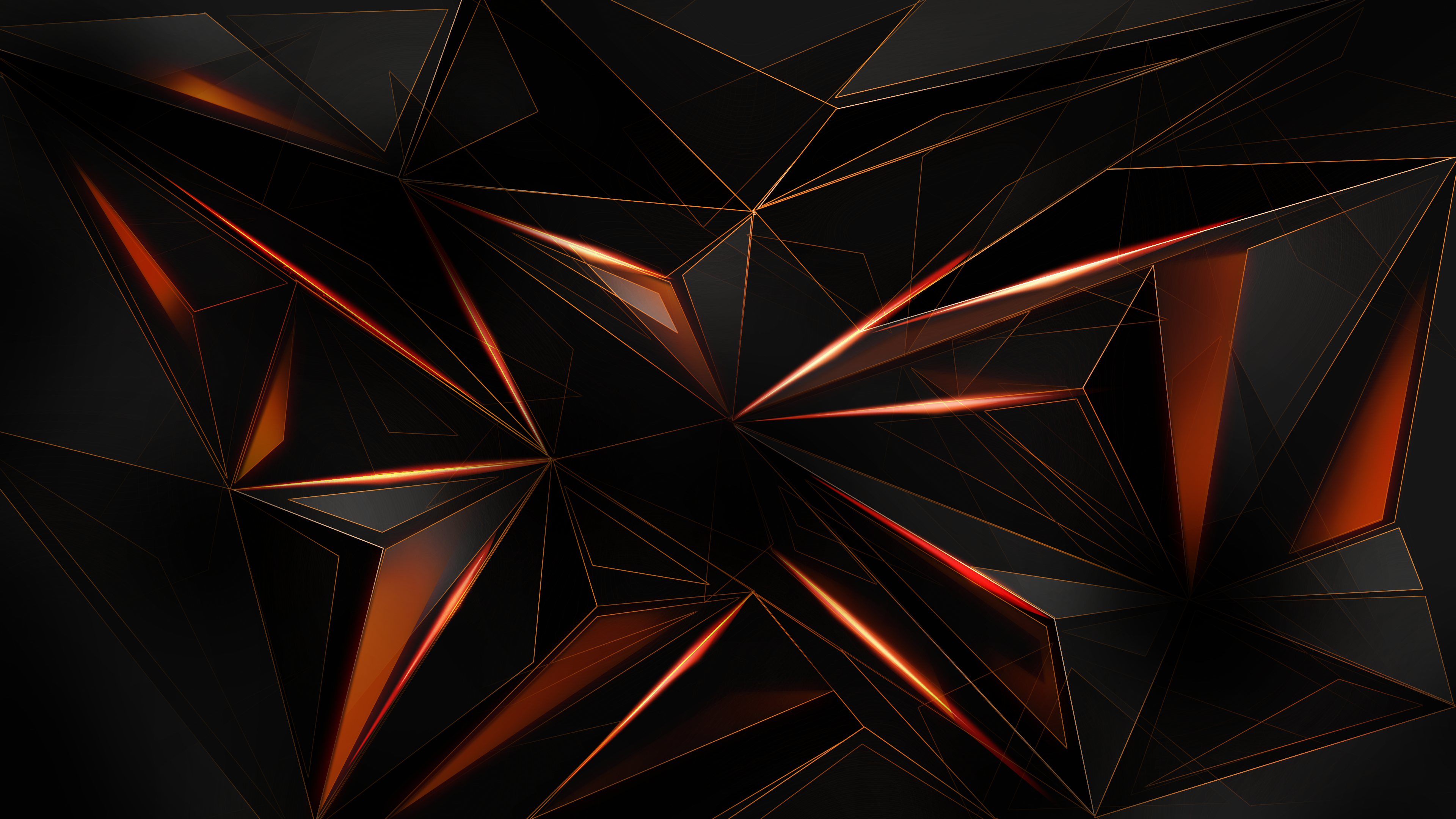 Black And Orange Abstract Wallpapers