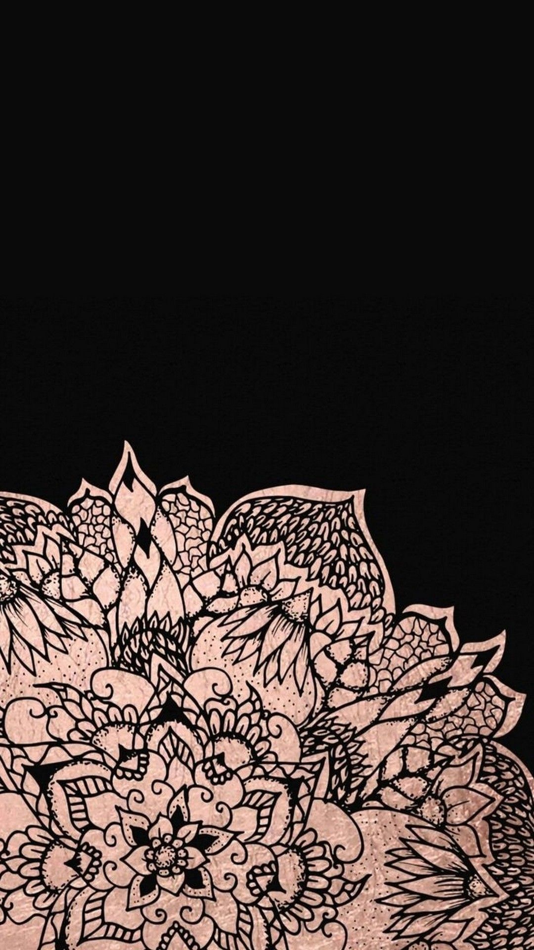 Black And Rose Gold Iphone Wallpapers