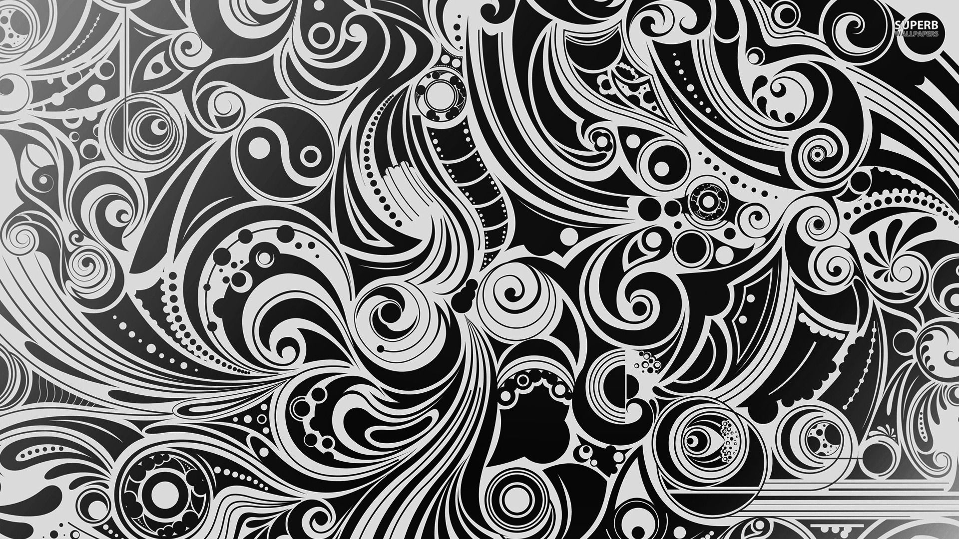 Black And White Abstract Desktop Wallpapers