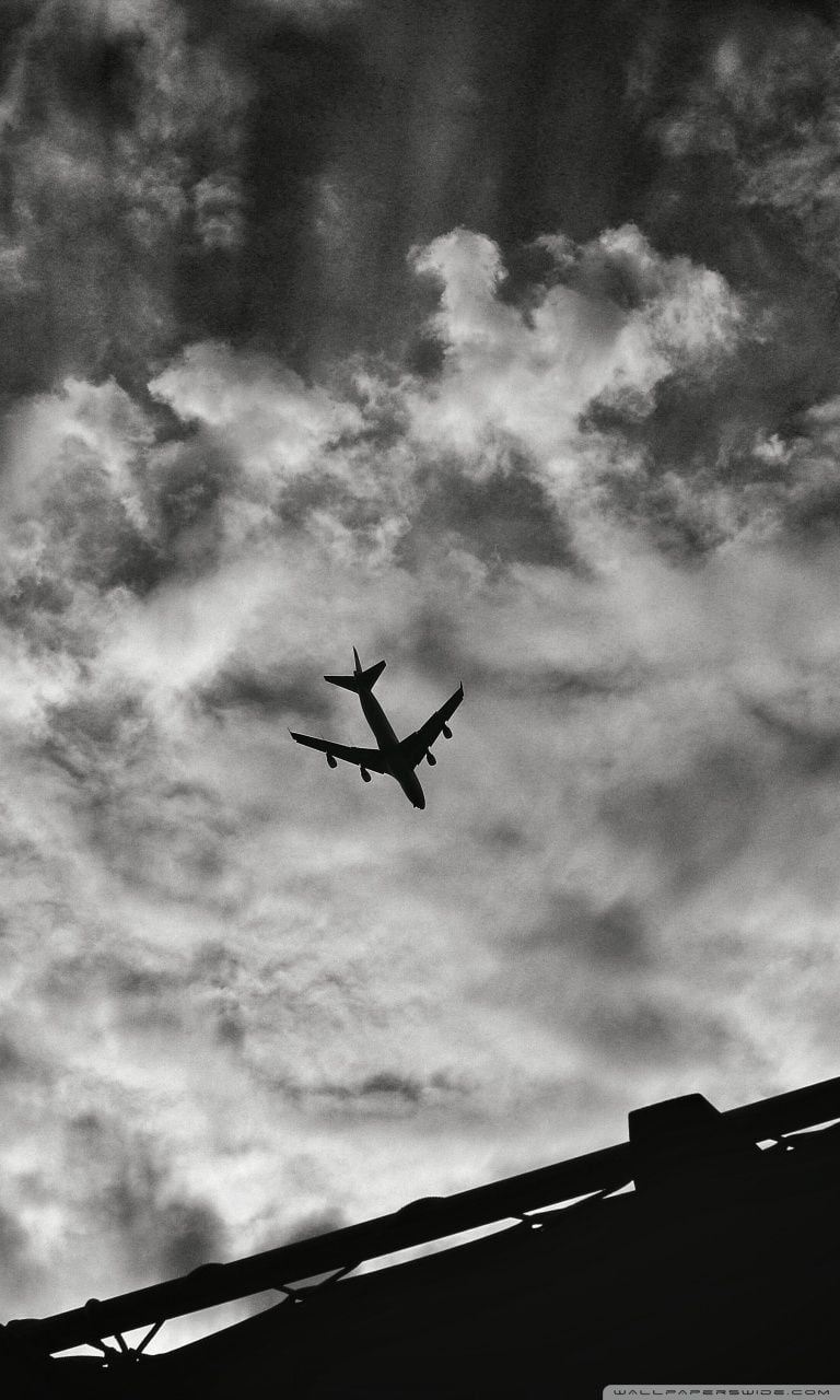 Black And White Airplane Wallpapers