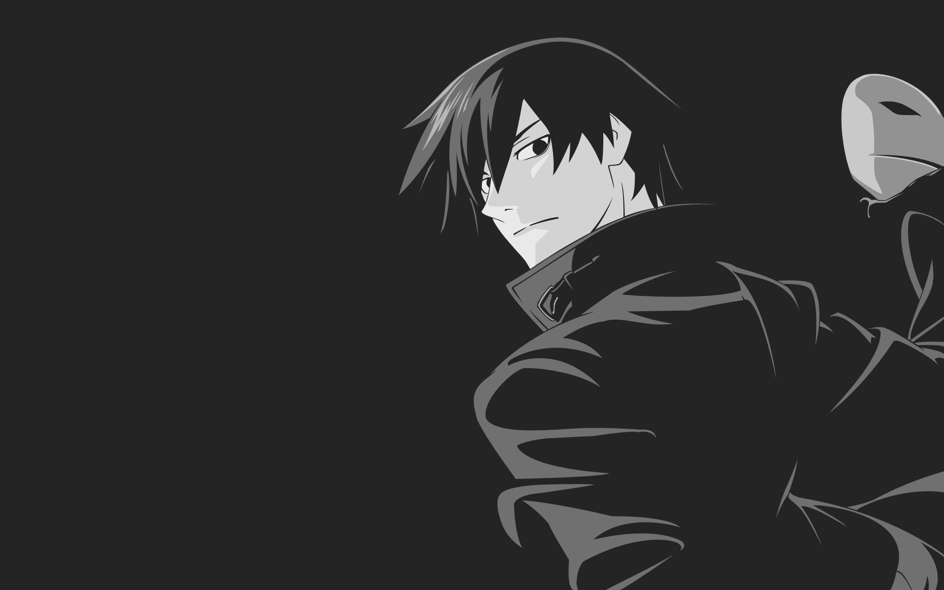 Black And White Anime Scenery Wallpapers