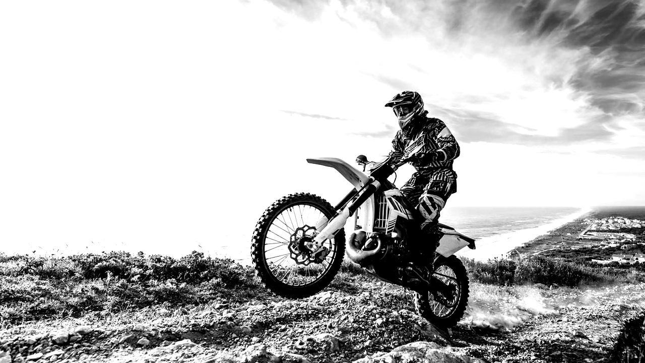 Black And White Bike Photos Wallpapers