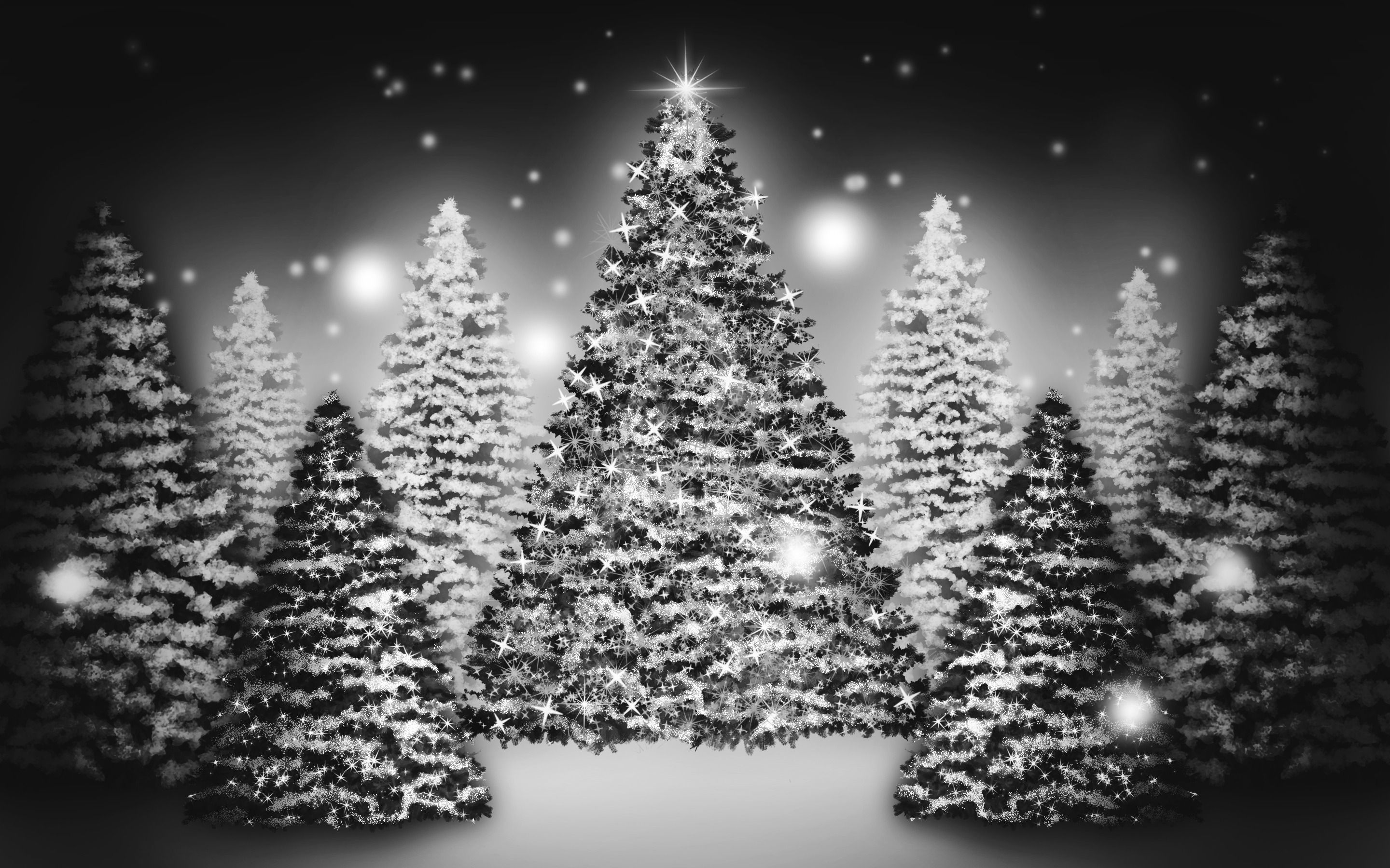 Black And White Christmas Wallpapers