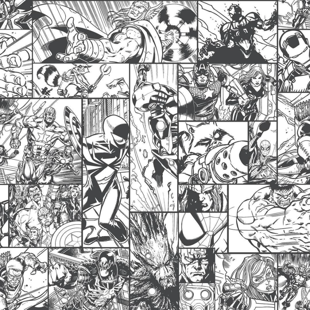 Black And White Comic Wallpapers