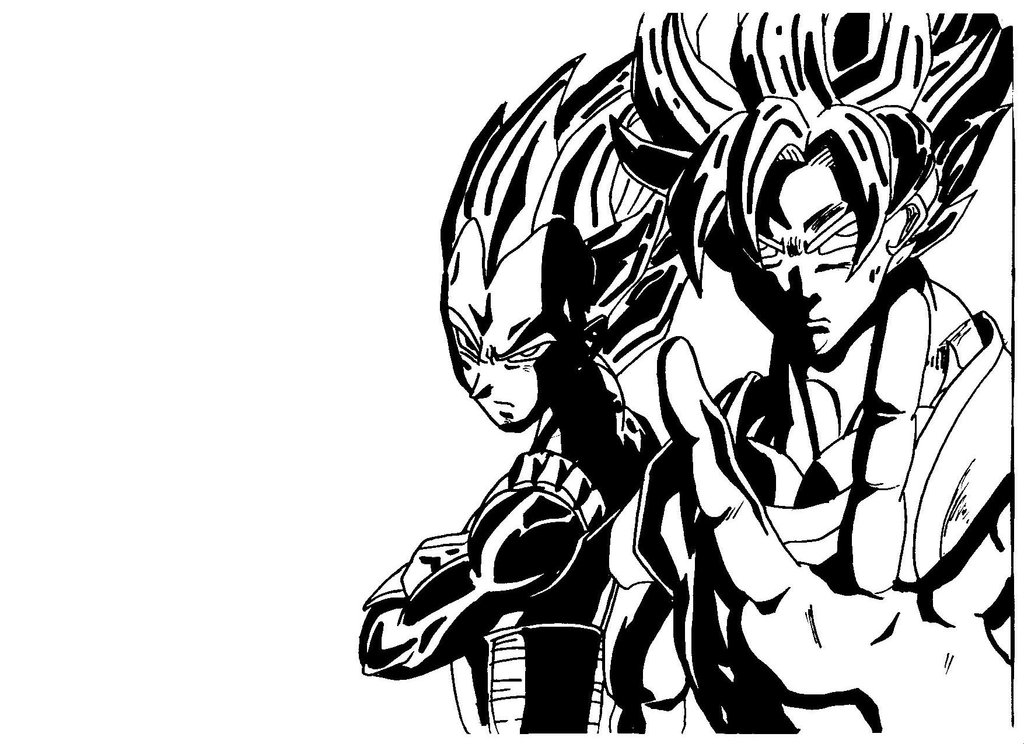 Black And White Dragon Ball Z Wallpapers