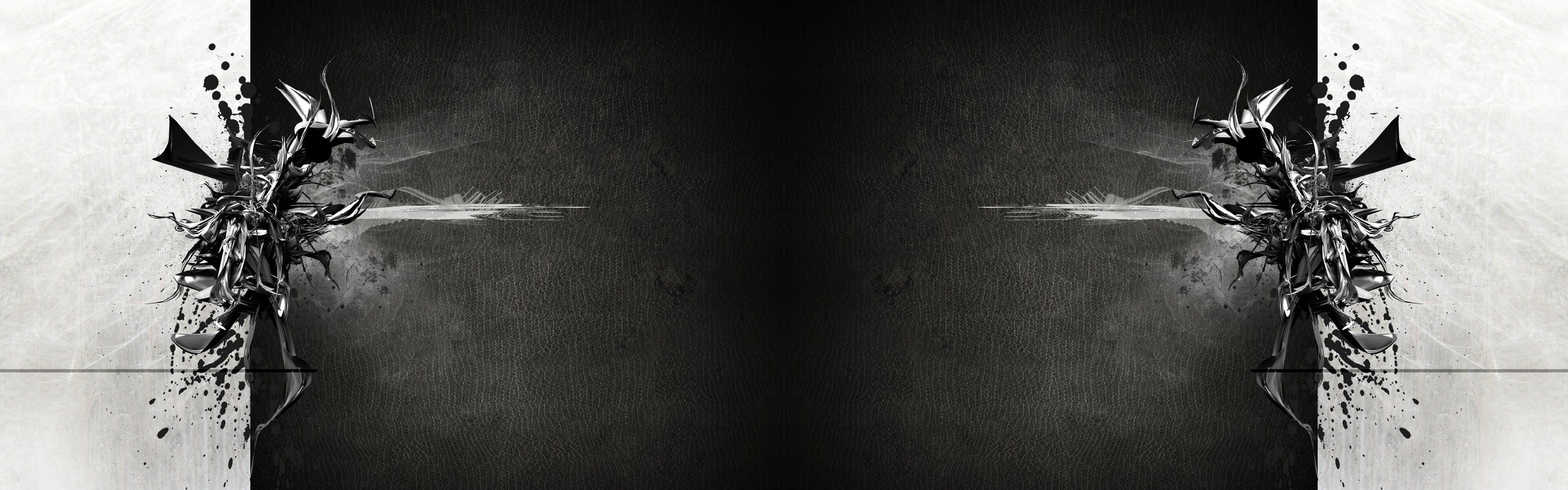 Black And White Dual Monitor Wallpapers