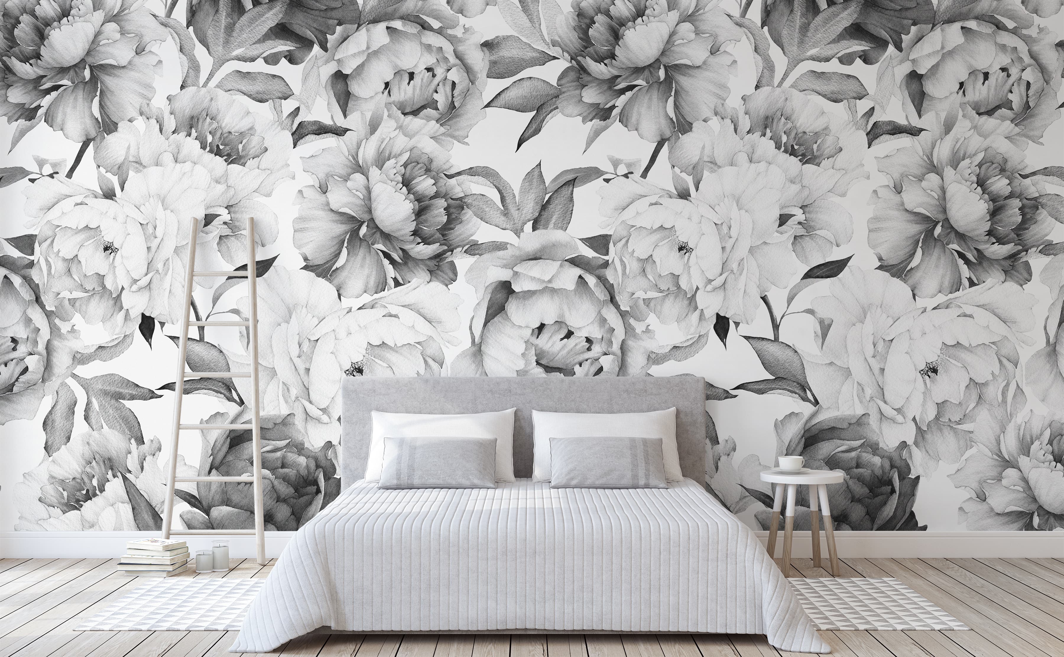 Black And White Floral Wallpapers