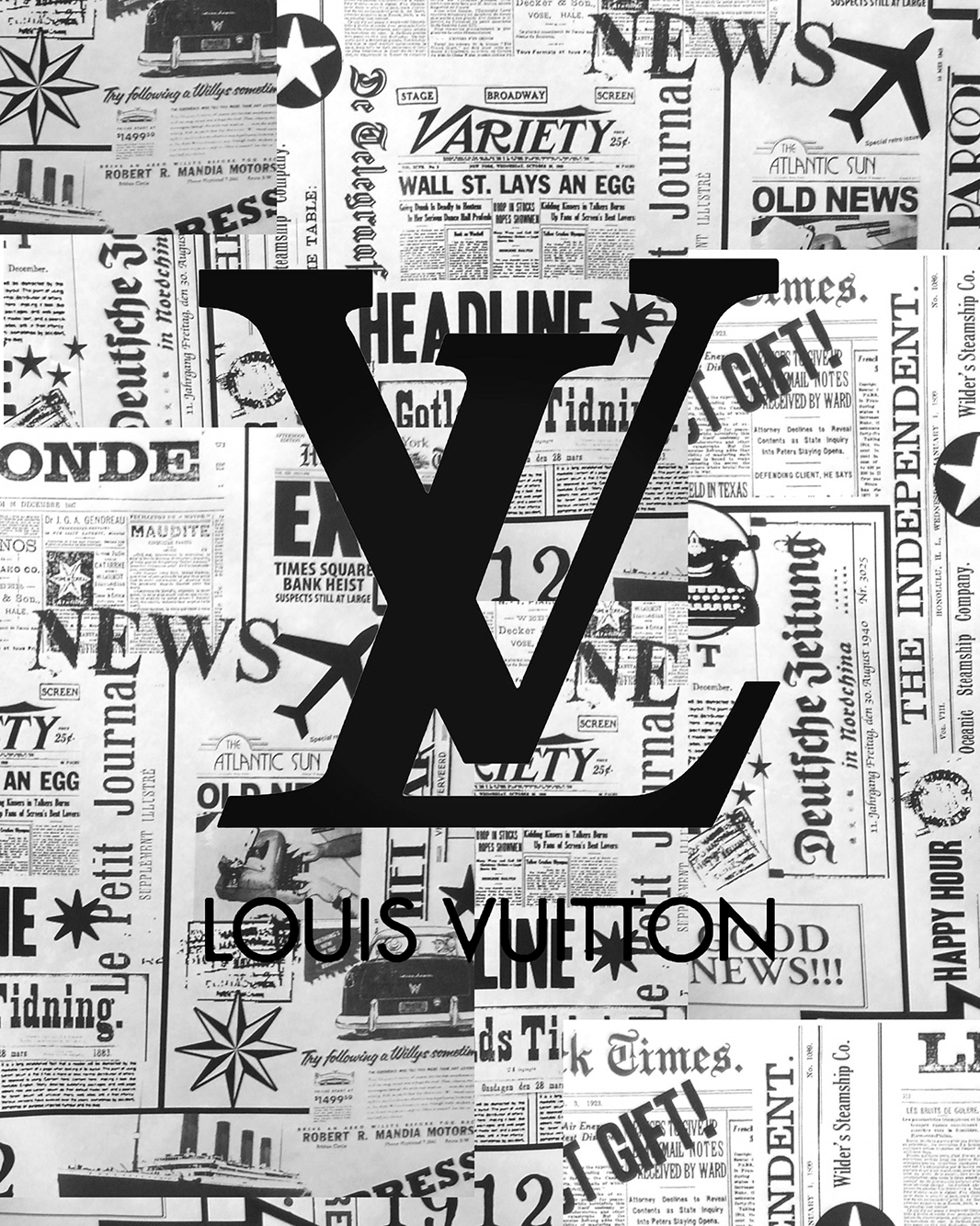 Black And White Louis Vuitton Wallpapers