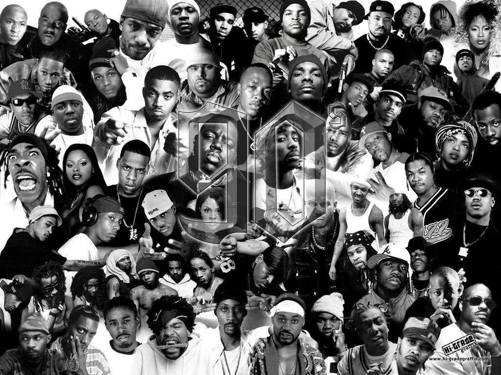 Black And White Pictures Of Rappers Wallpapers