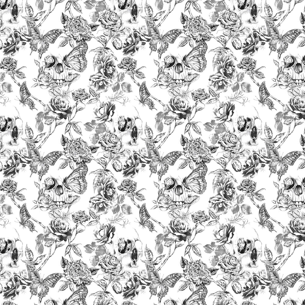 Black And White Skull Wallpapers