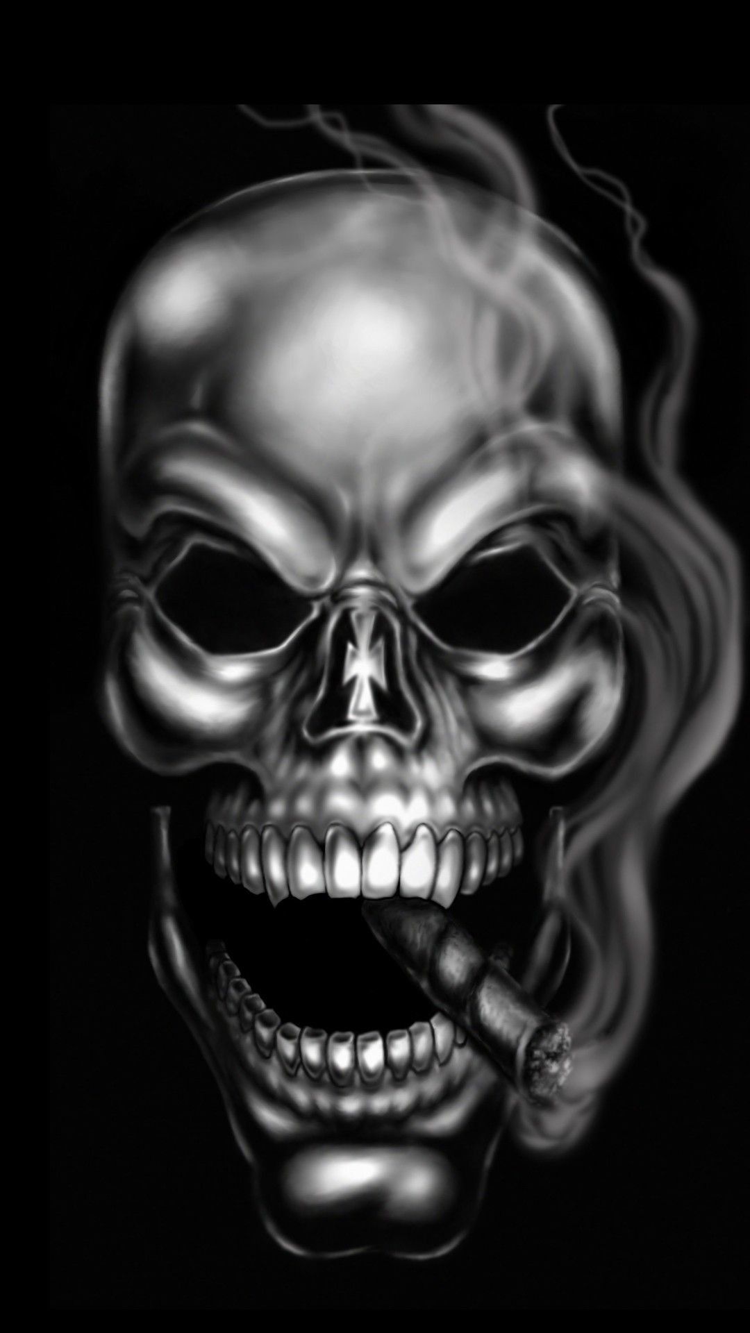 Black And White Skull Wallpapers