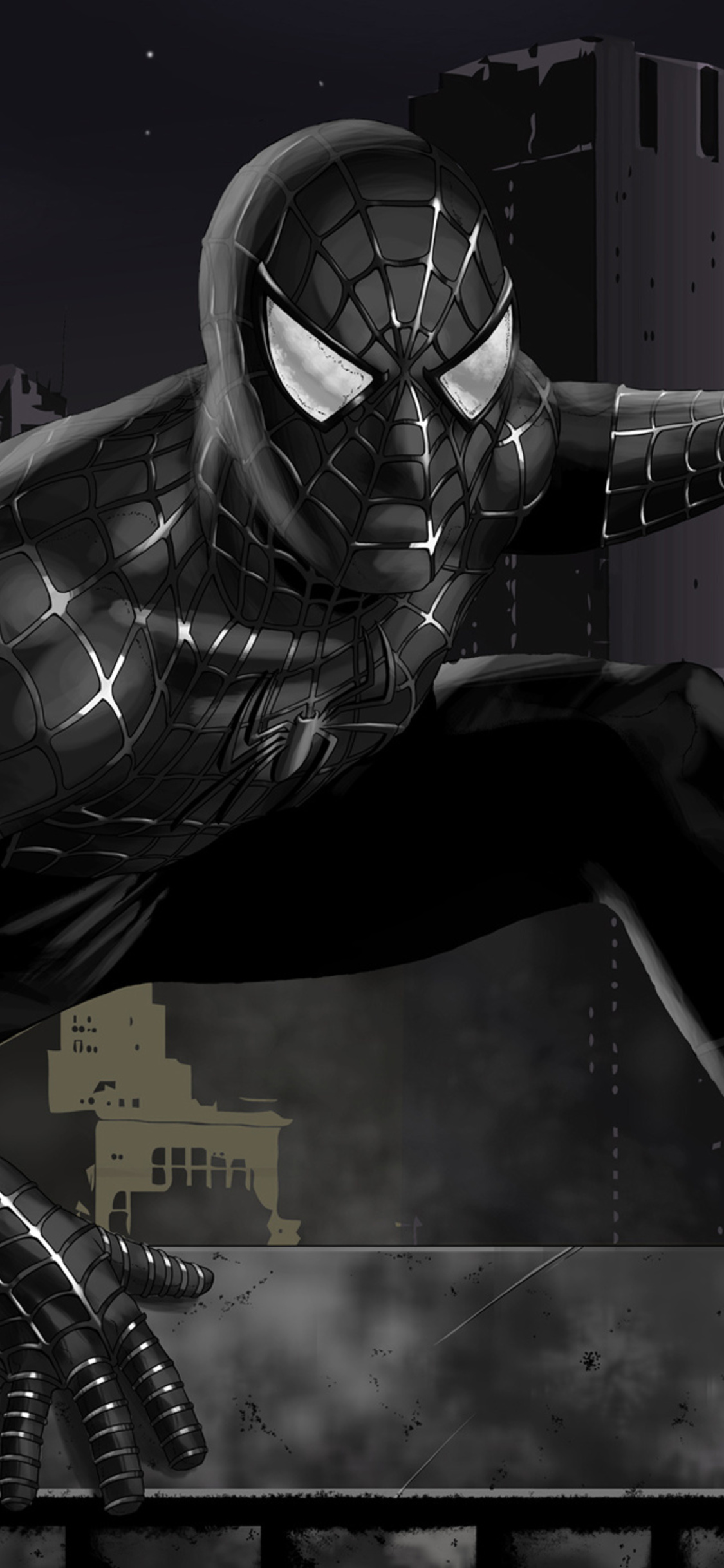 Black And White Spiderman Wallpapers