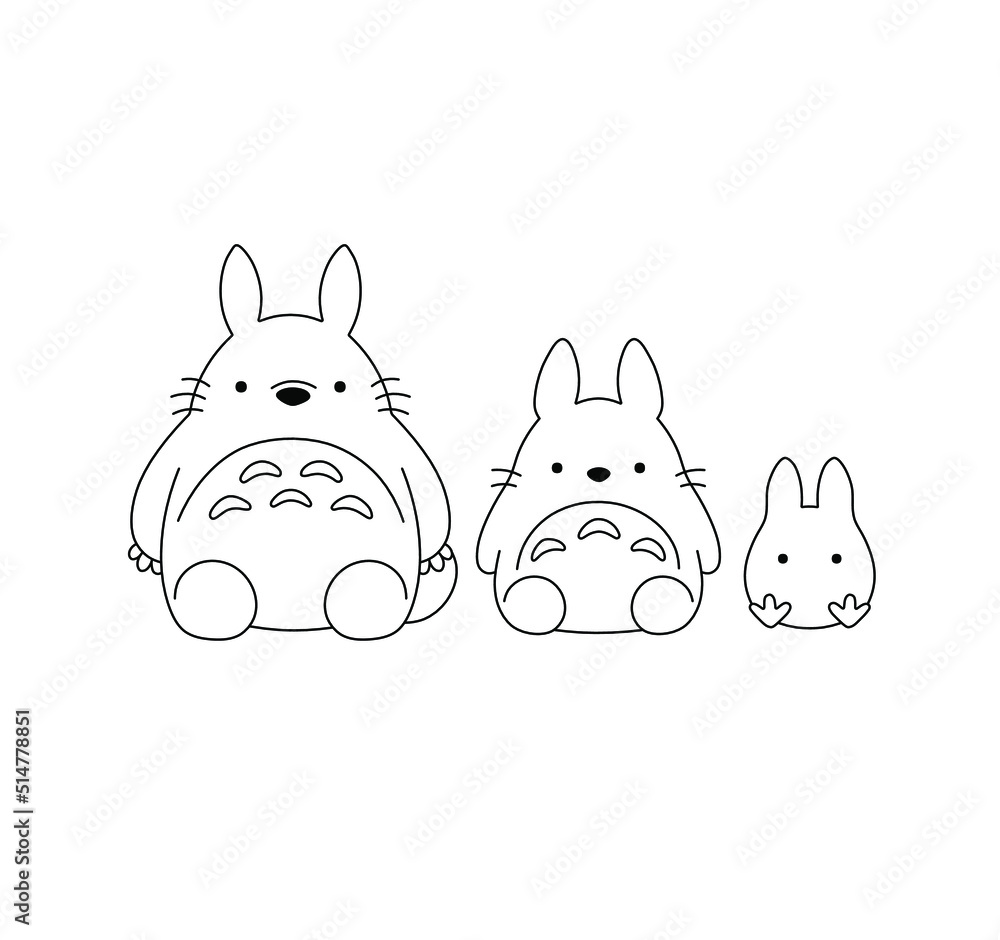 Black And White Totoro Wallpapers