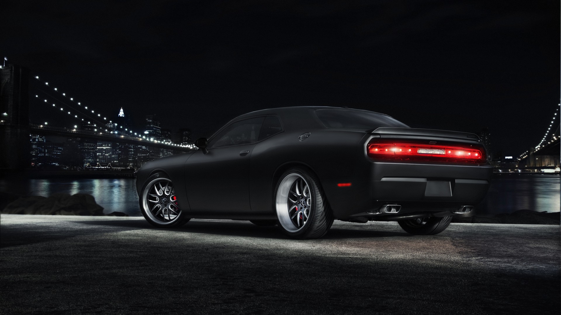 Black Dodge Challenger Wallpapers