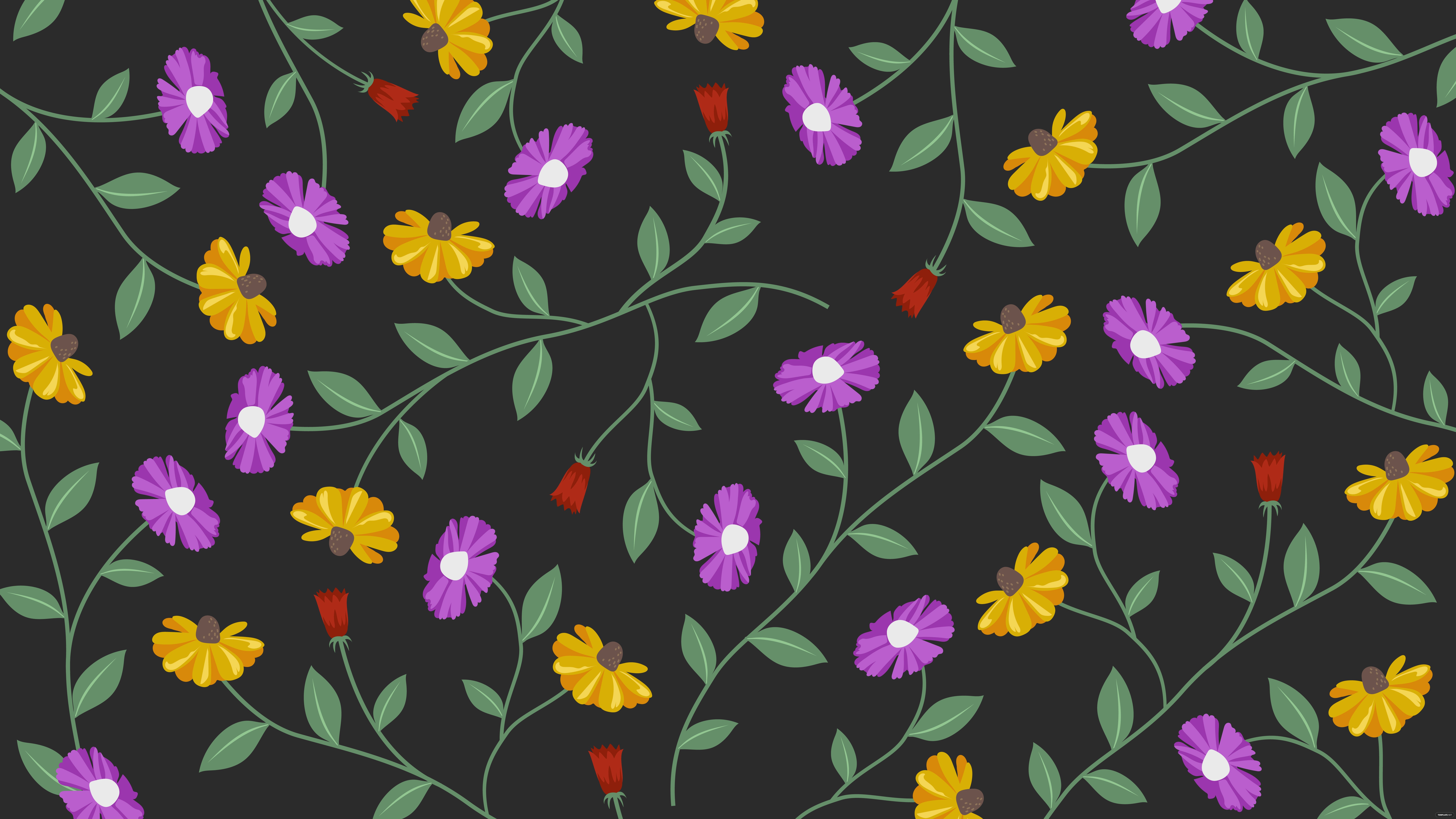 Black Flowers Aesthetic Wallpapers