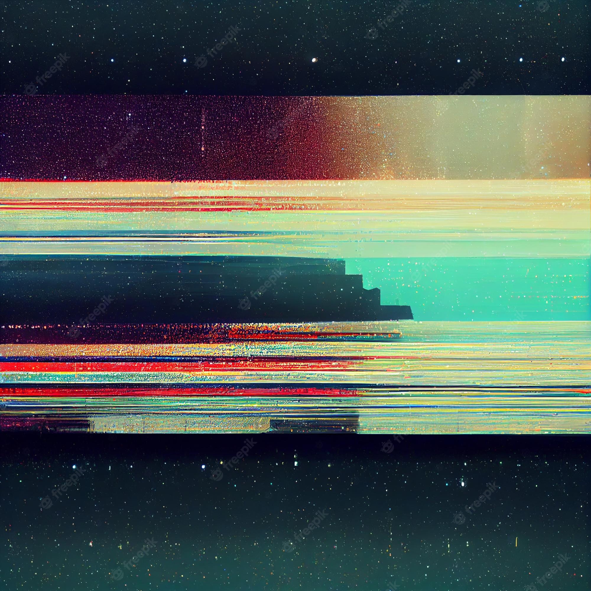 Black Glitch Wallpapers