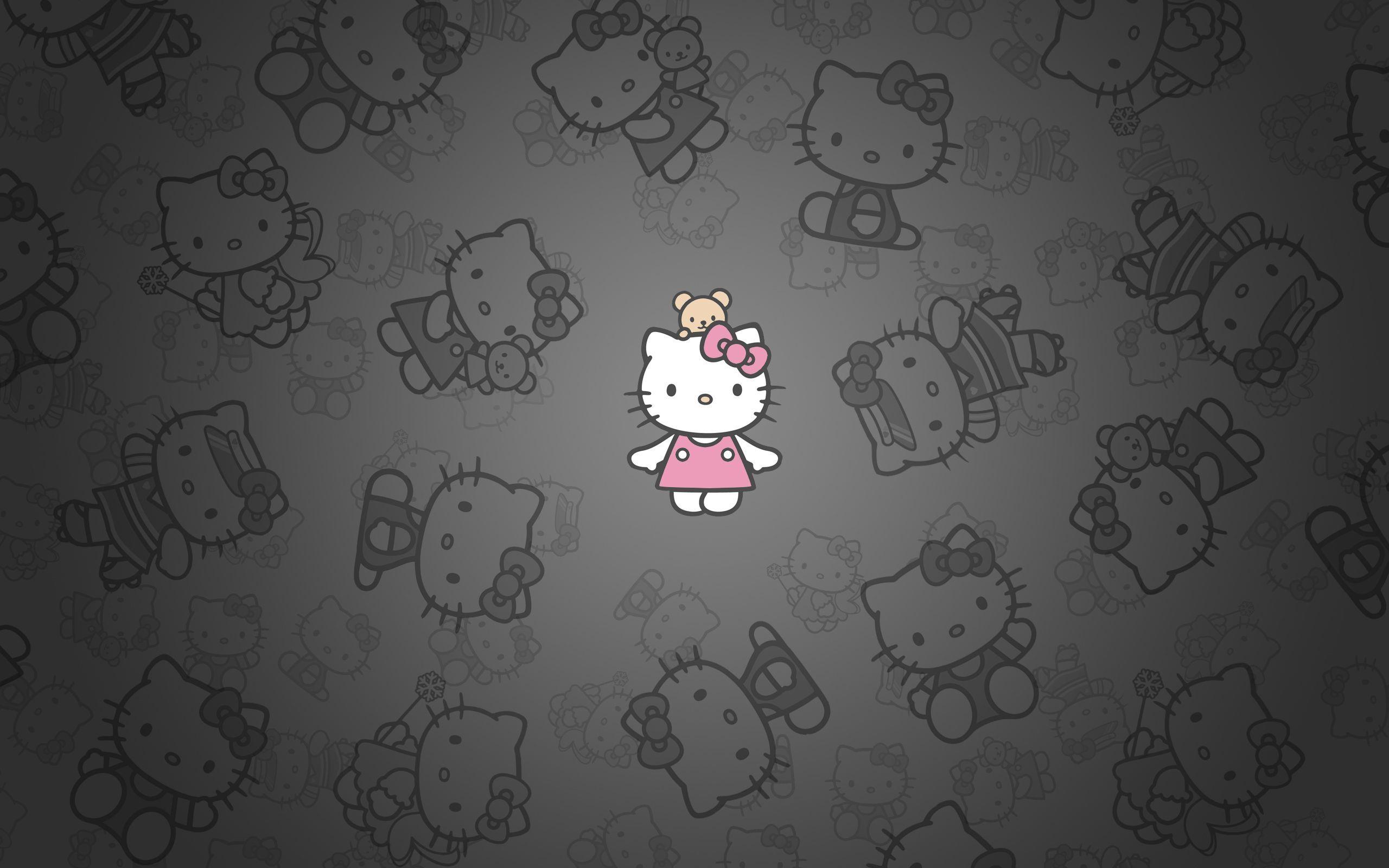 Black Hello Kitty Wallpapers