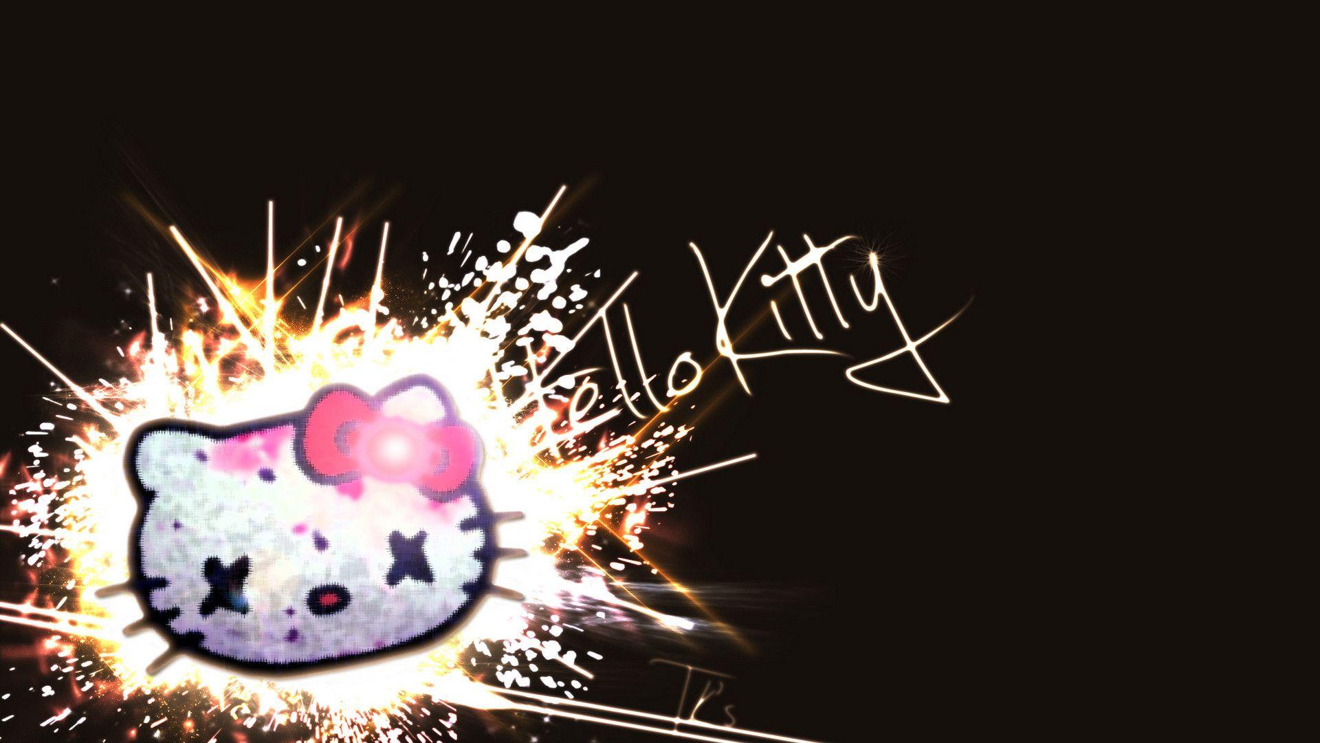 Black Hello Kitty Wallpapers