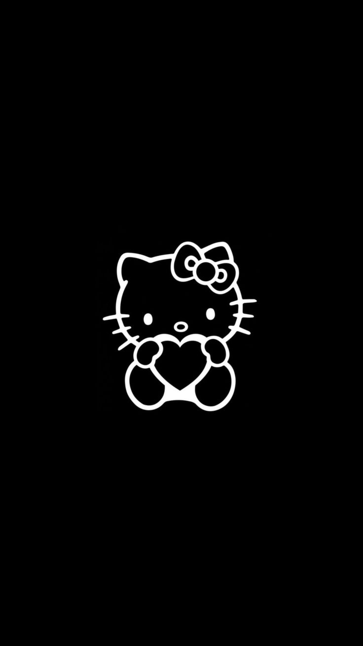 Black Hello Kitty Wallpapers