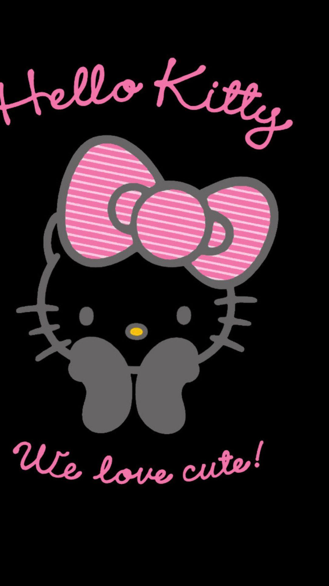 Black Hello Kitty Wallpapers