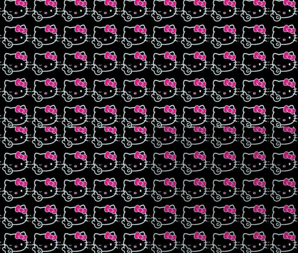 Black Hello Kitty Wallpapers