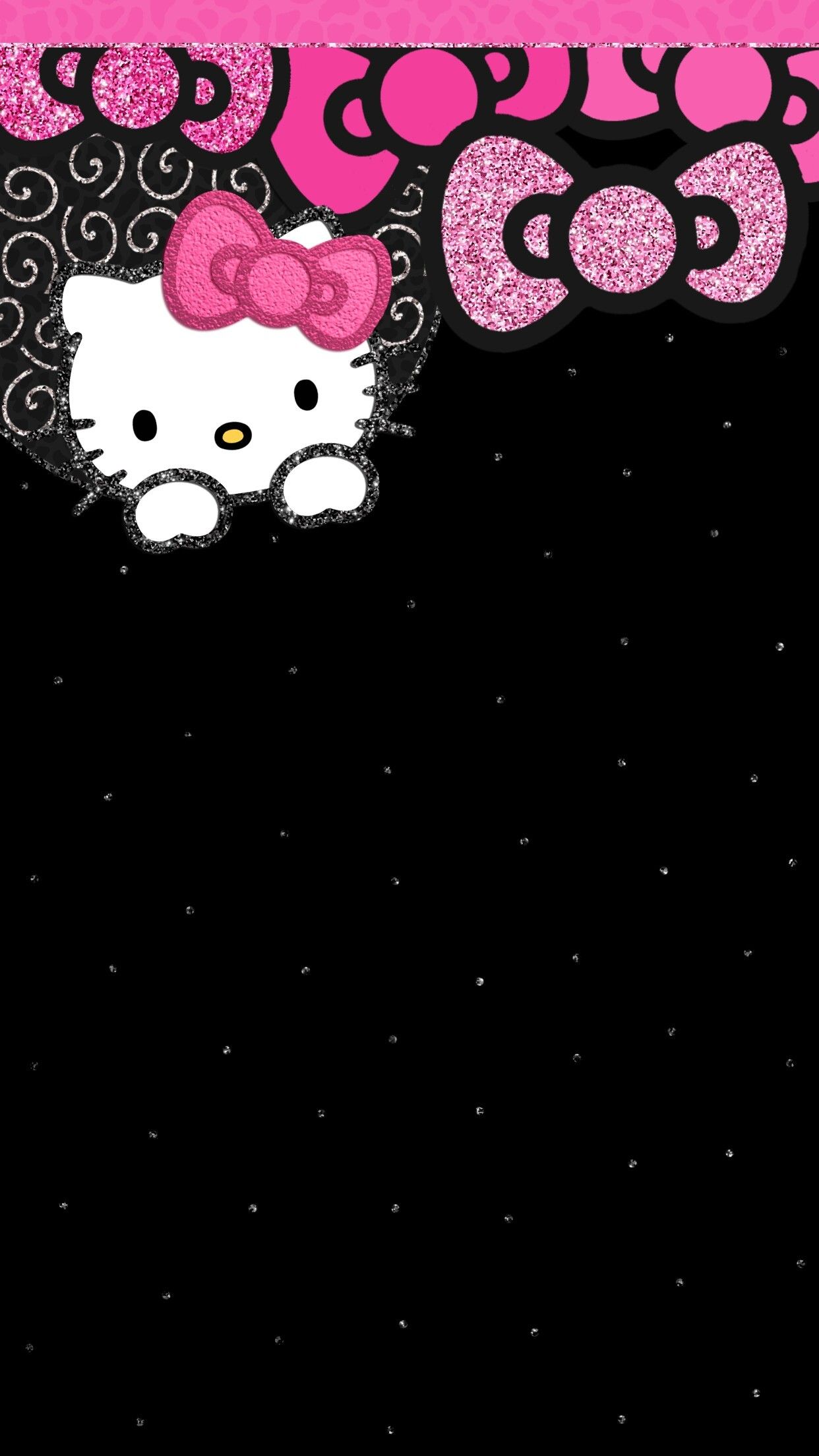 Black Hello Kitty Wallpapers