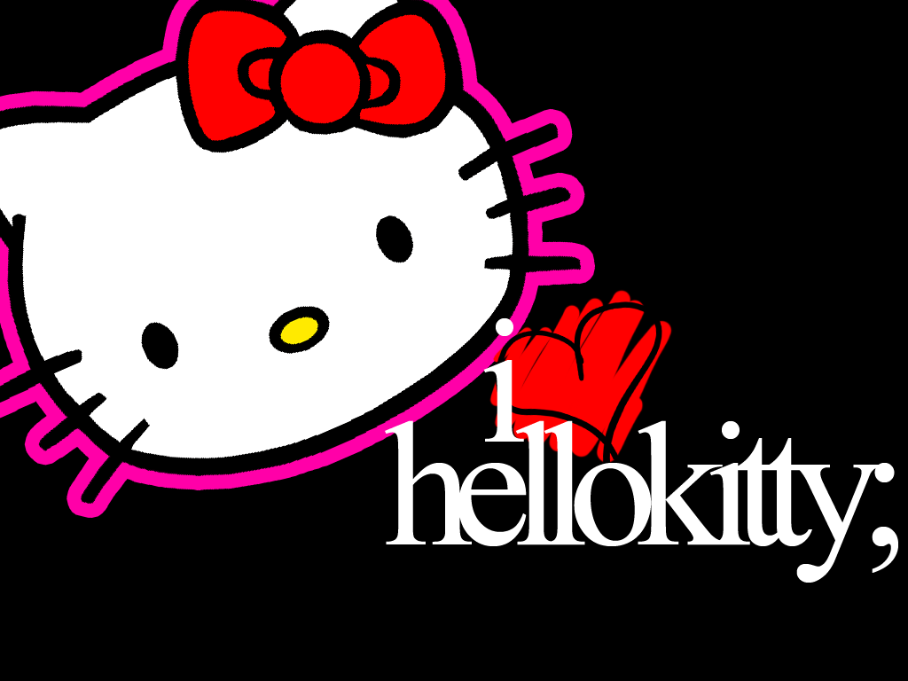 Black Hello Kitty Wallpapers