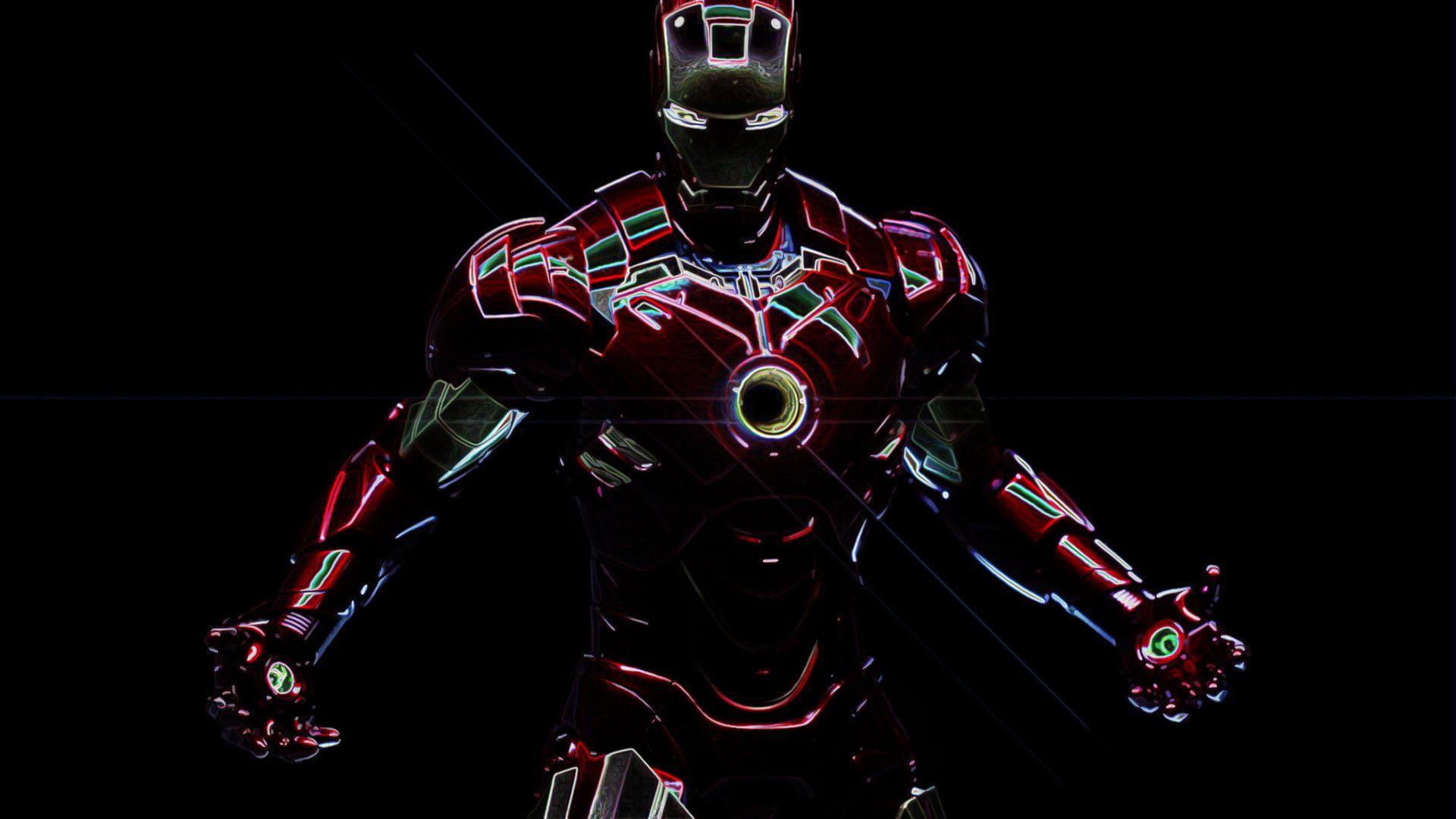 Black Iron Man Wallpapers