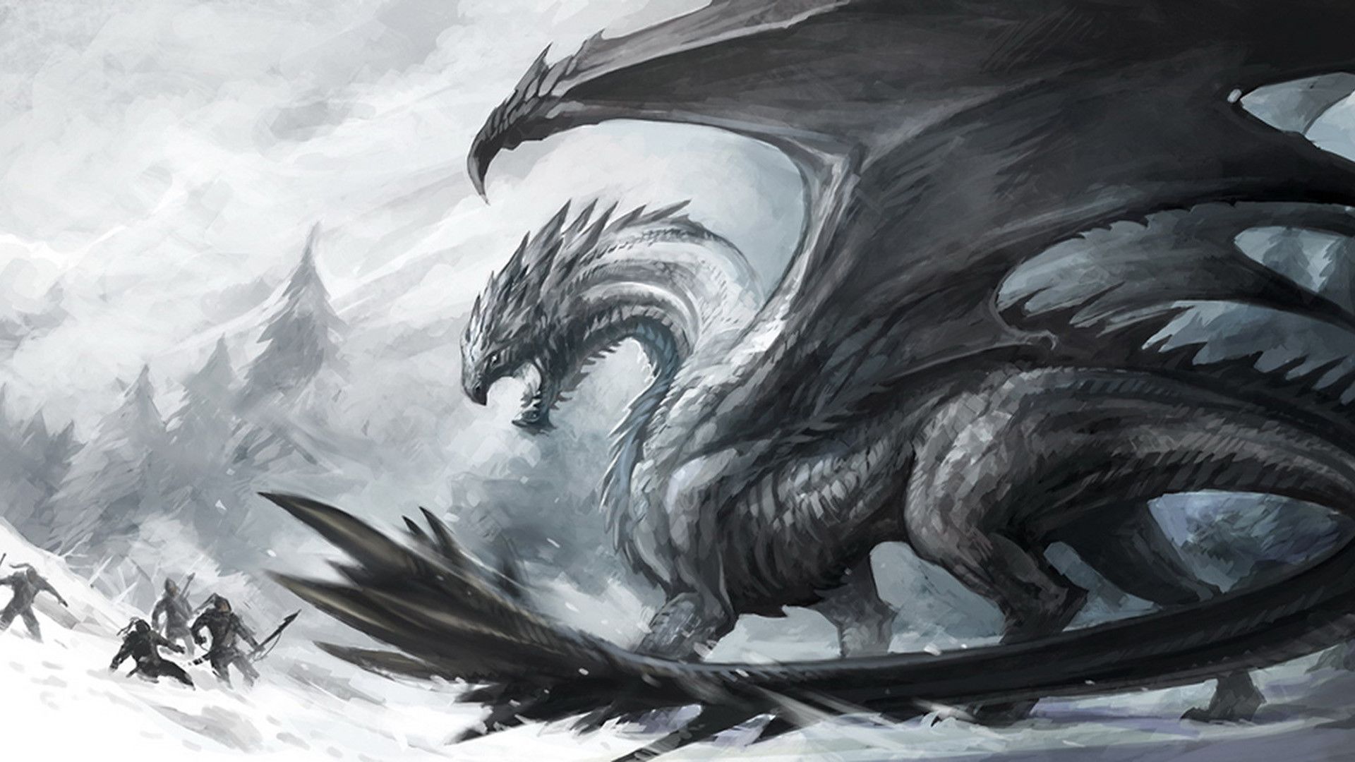 Black Lightning Dragon Wallpapers