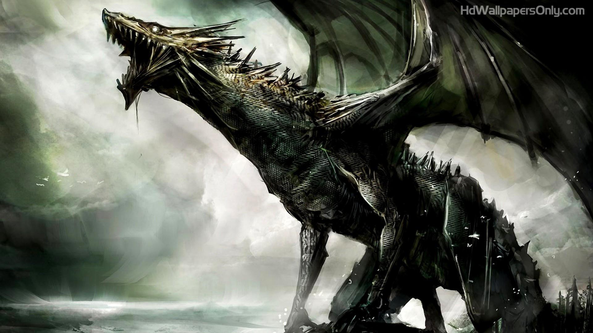 Black Lightning Dragon Wallpapers