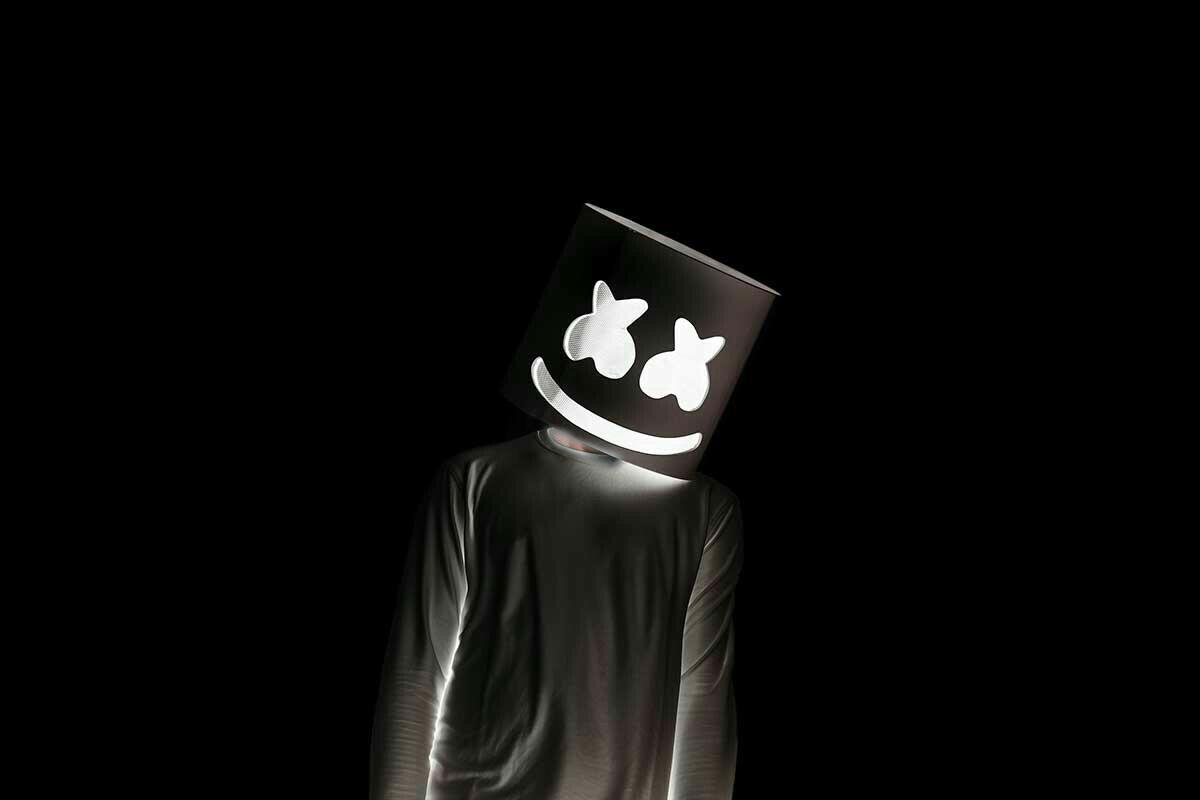 Black Marshmello Hd Wallpapers