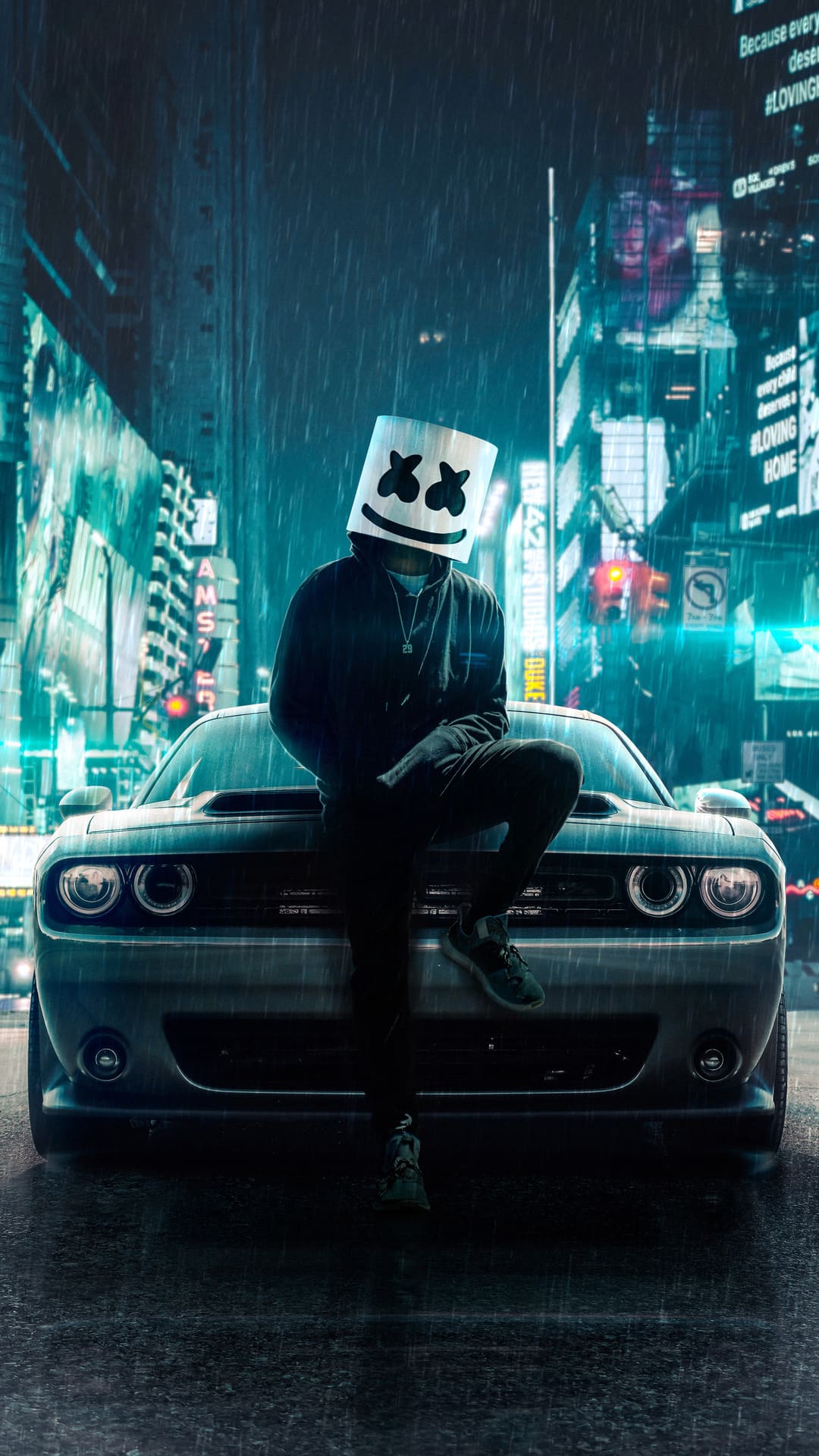 Black Marshmello Hd Wallpapers