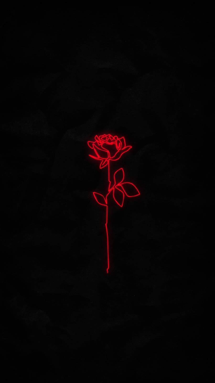 Black Neon Rose Wallpapers