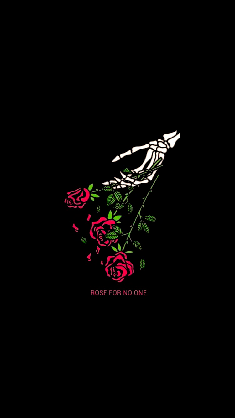 Black Neon Rose Wallpapers