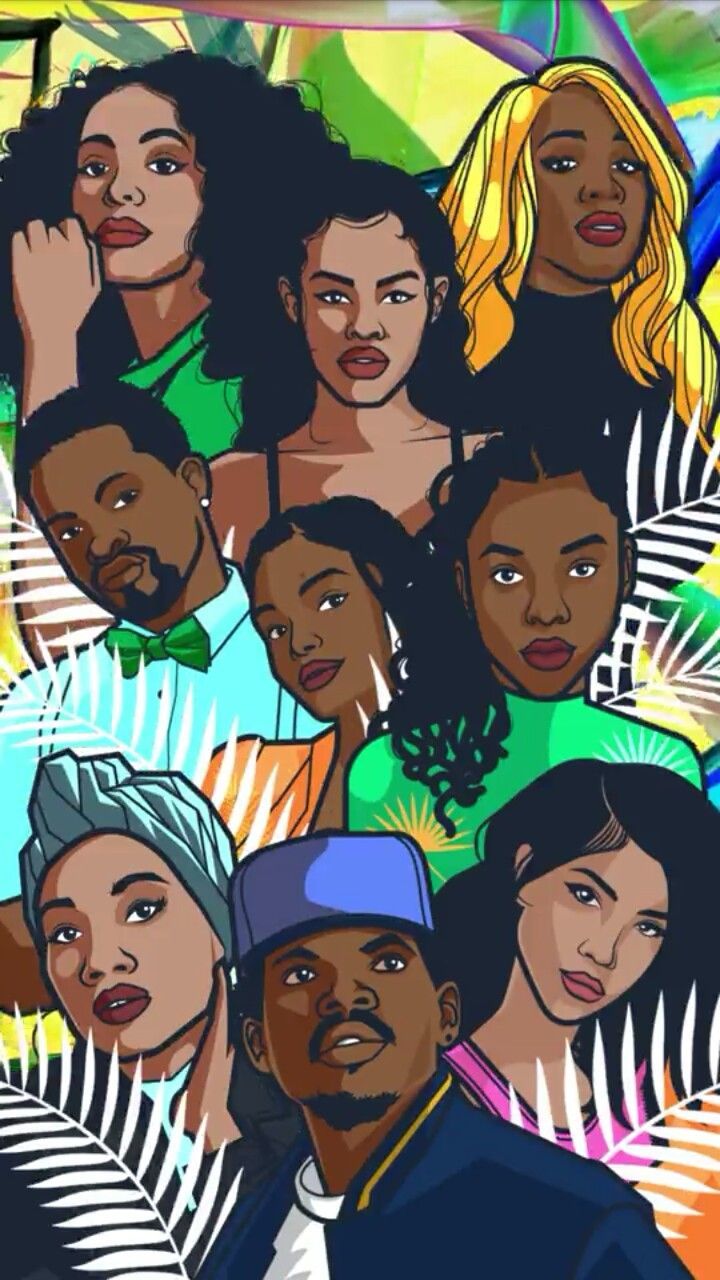 Black People Cartoon Wallpapers