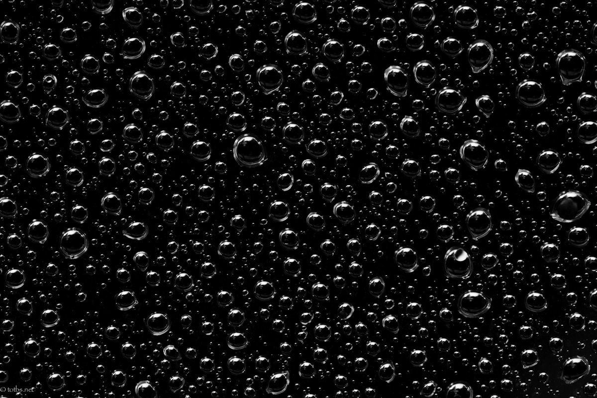 Black Rain Drops Wallpapers