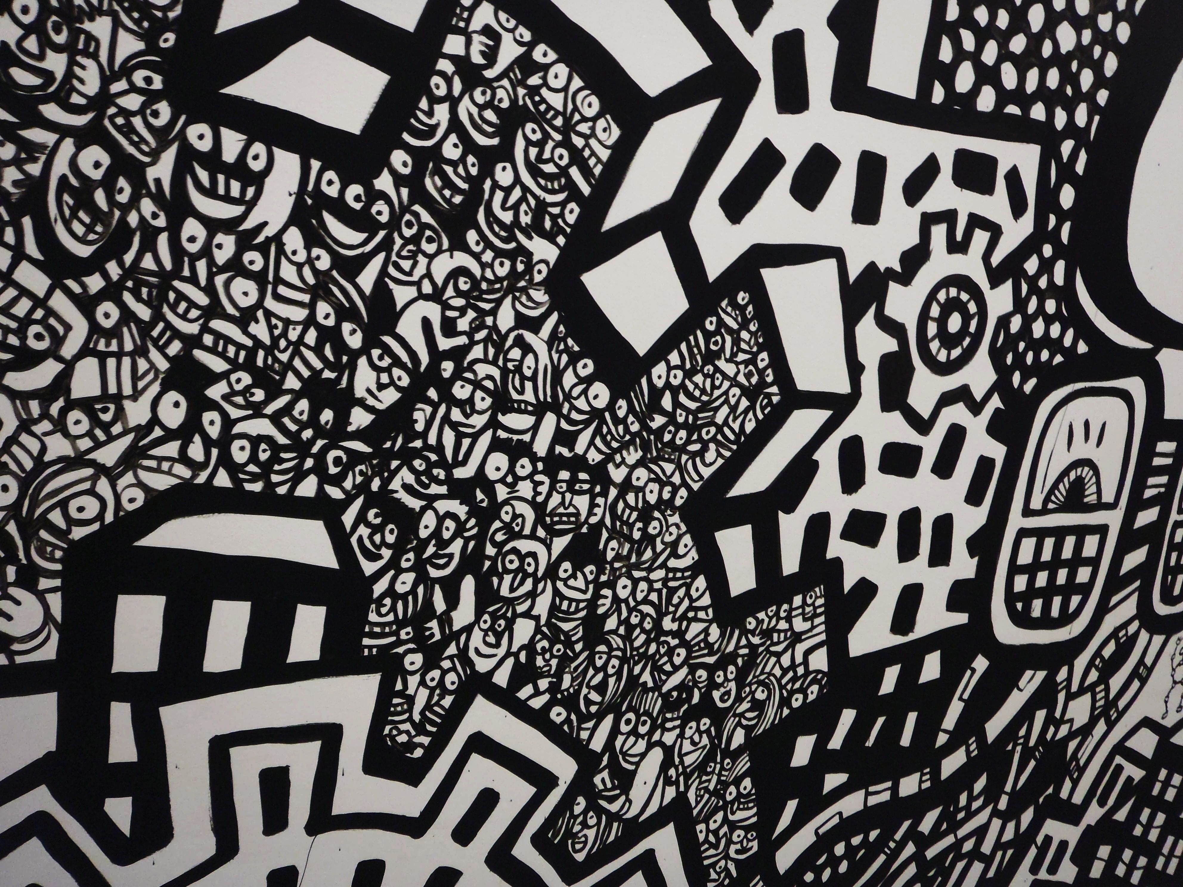 Black White Graffiti Wallpapers