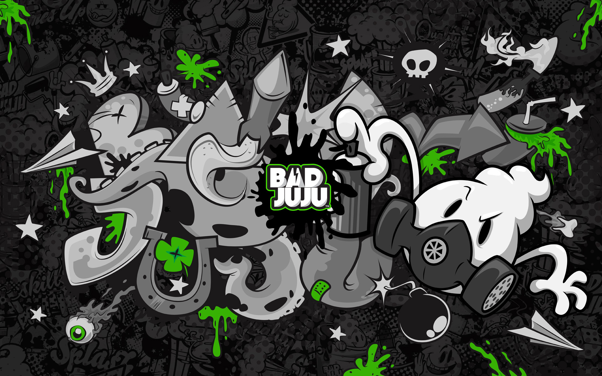 Black White Graffiti Wallpapers