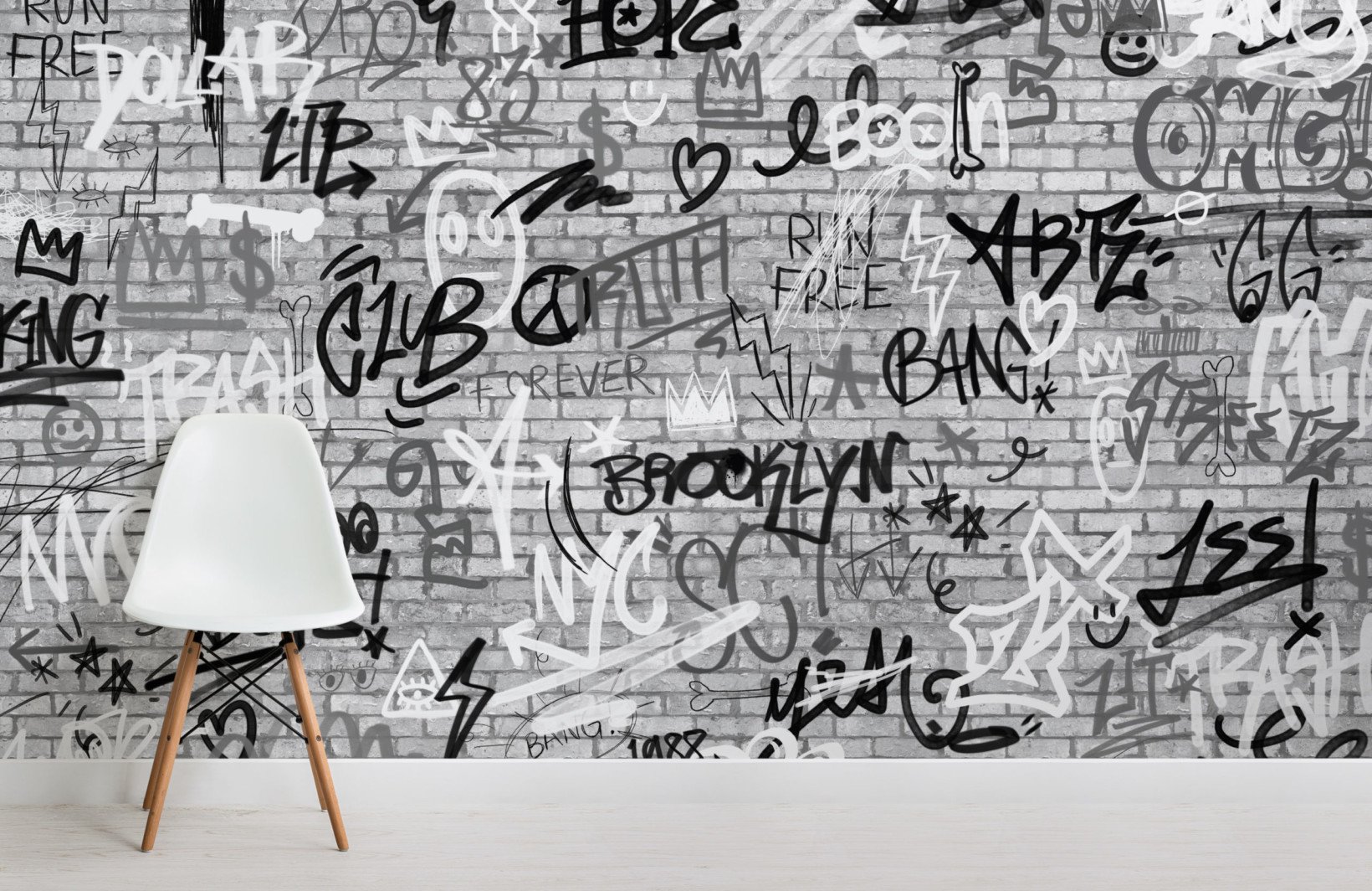 Black White Graffiti Wallpapers