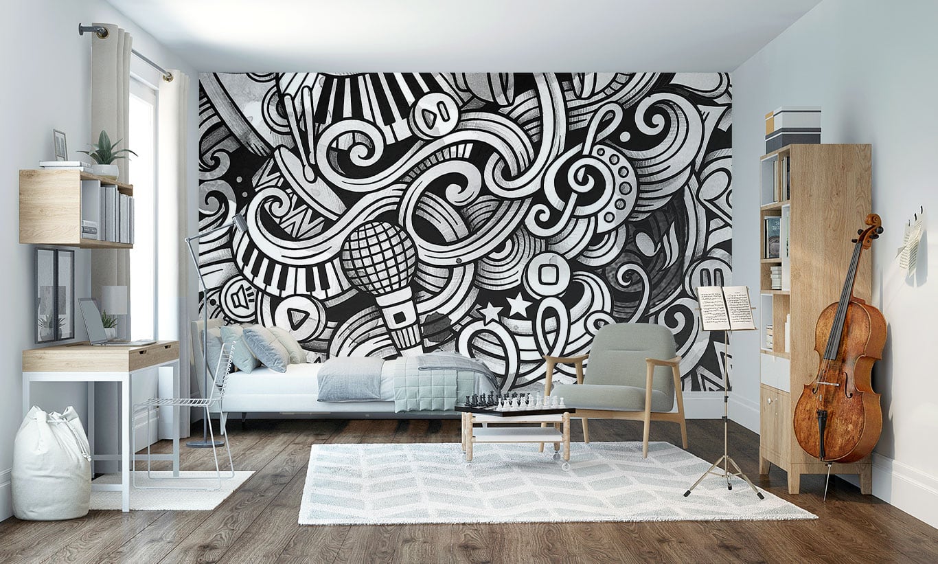 Black White Graffiti Wallpapers