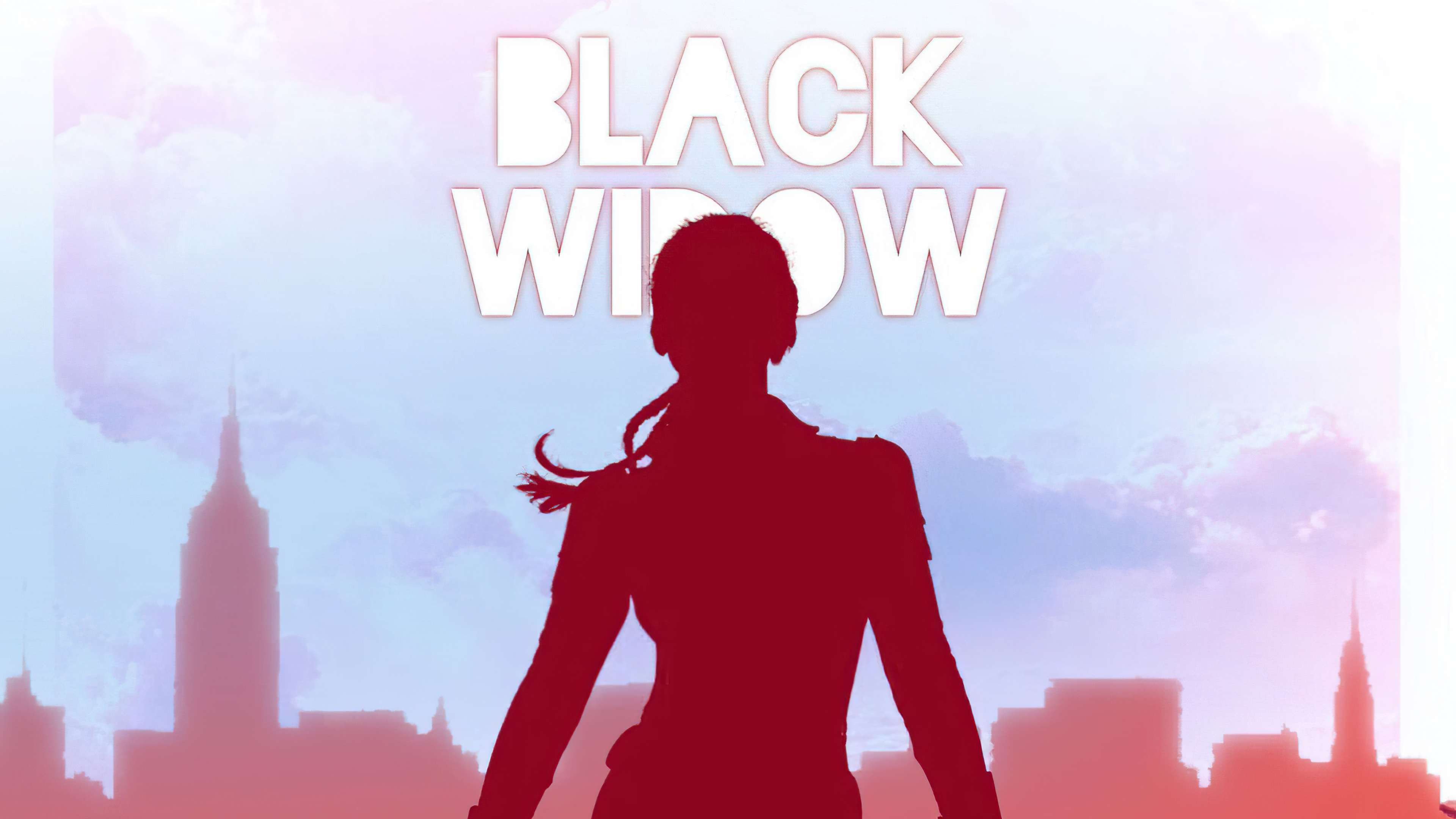 Black Widow Minimalist Wallpapers