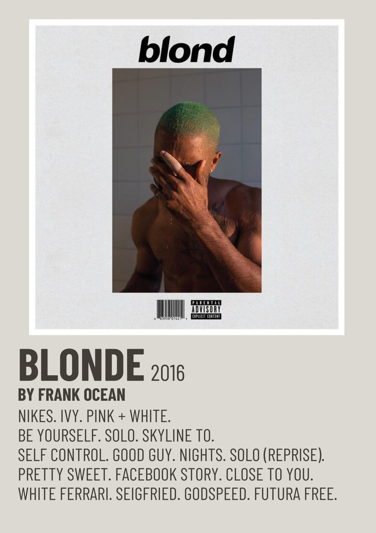 Blond Album Cover Hd Wallpapers