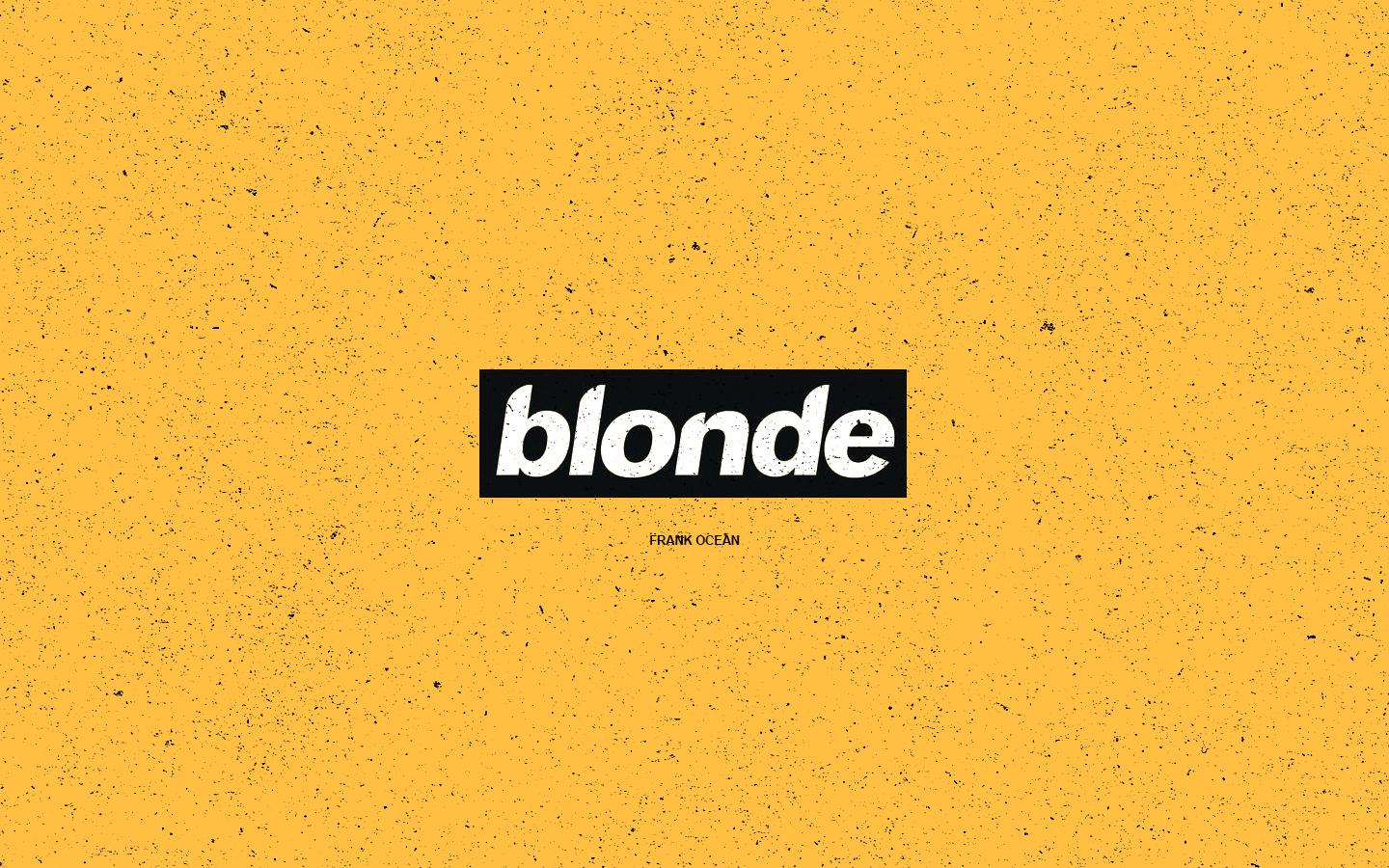 Blond Album Cover Hd Wallpapers