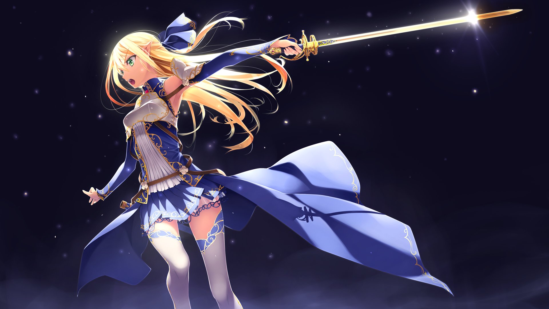 Blond Anime Girl Wallpapers