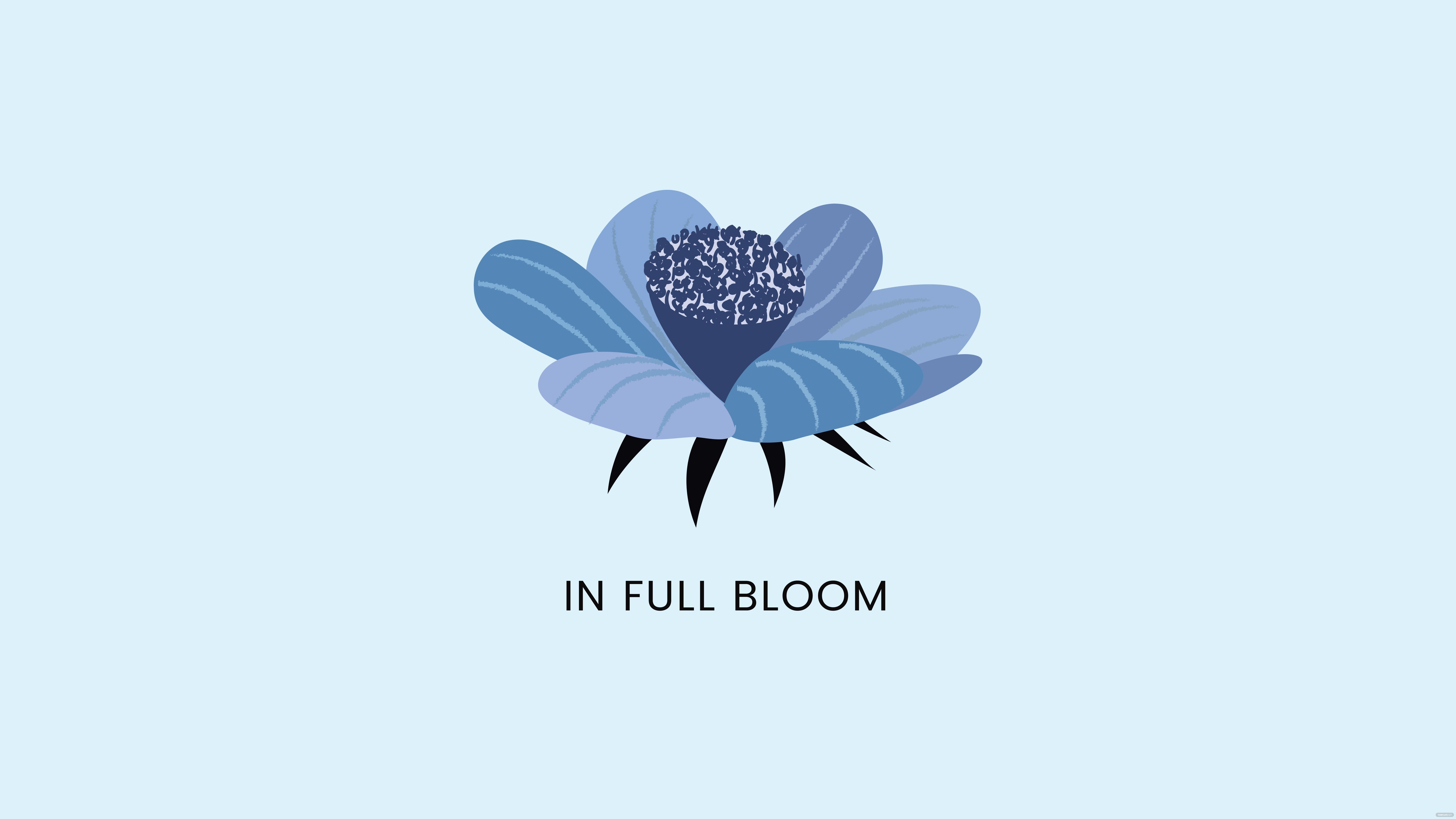 Blue Aesthetic Flowers Wallpapers