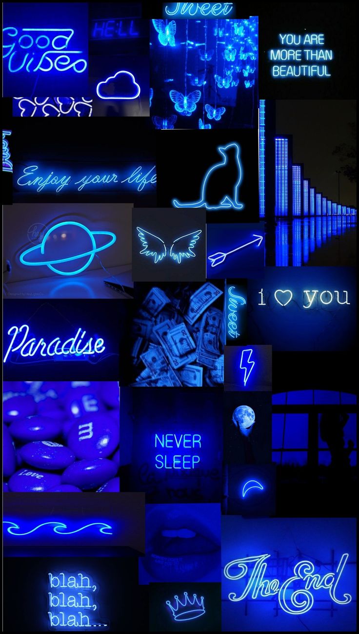 Blue And Black Aesthetic Wallpapers