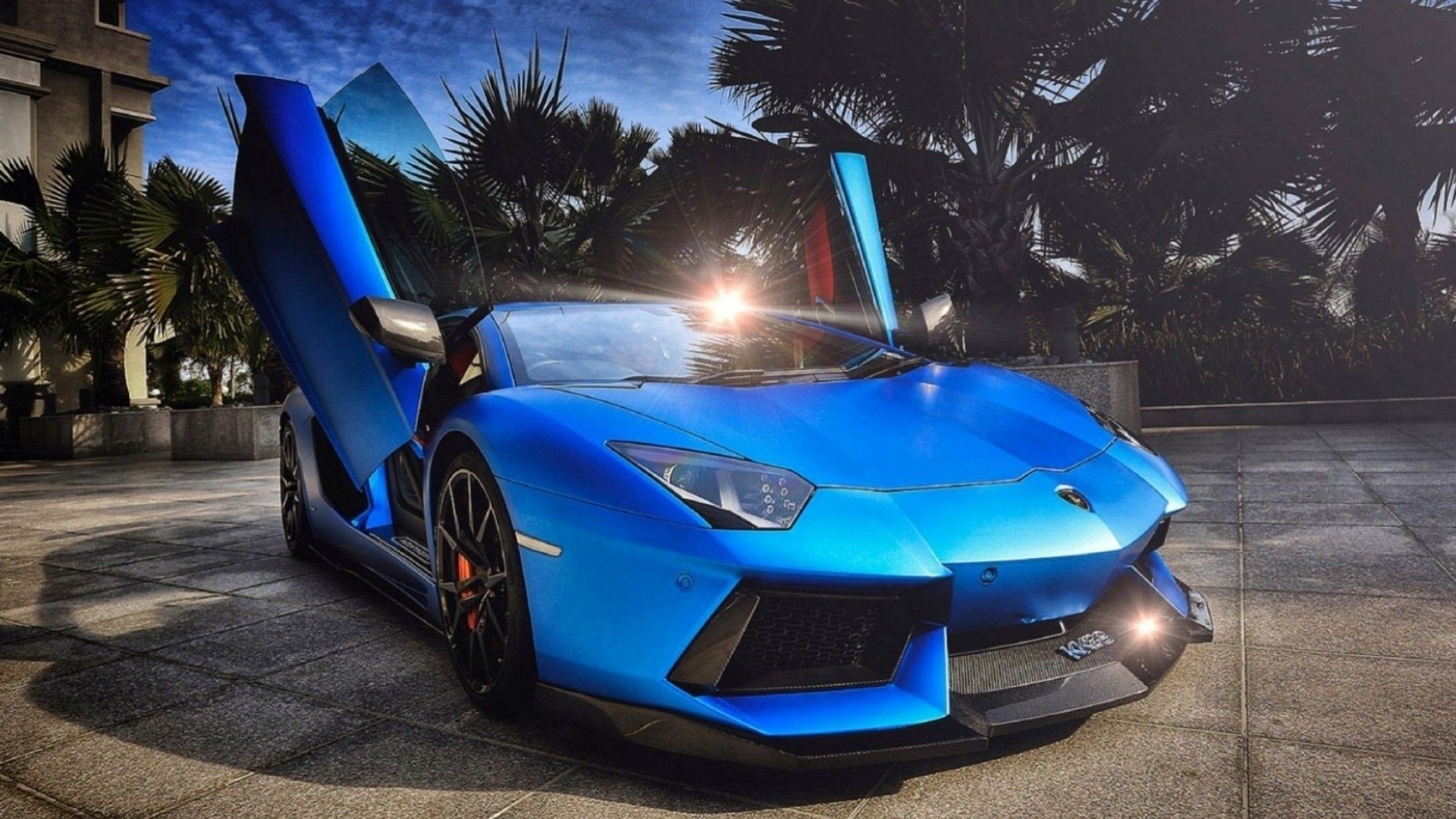 Blue And Black Lambo Wallpapers